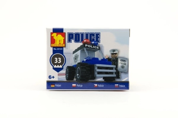 Jeu de construction Dromader - voiture de police 33 pcs