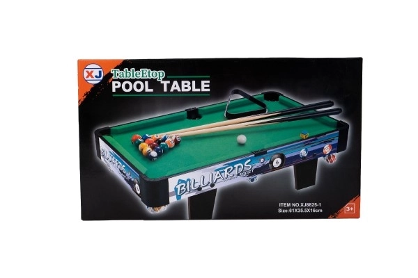 Billard de table bois/plastique en boîte 62x36x6cm