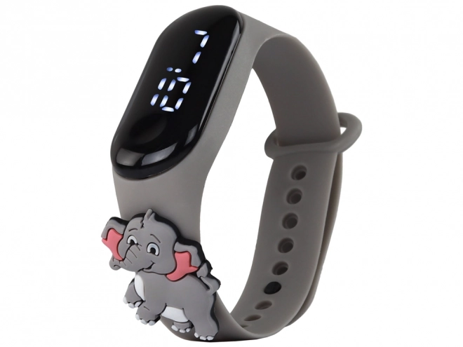 Montre à écran tactile réglable Elephant Grey Band