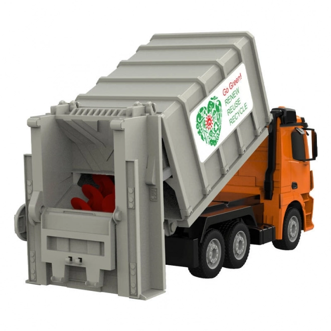 RC camion-benne télécommandé 1:26 Double Eagle (orange) Mercedes-Benz Antos E676-003