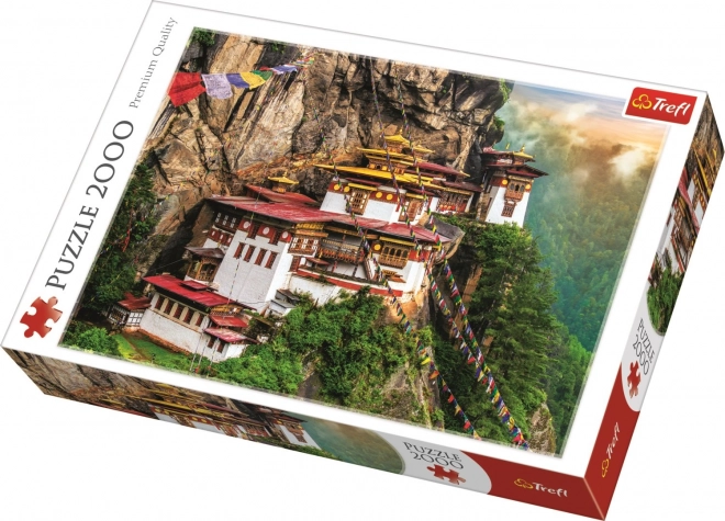 Puzzle Nid du tigre Bhoutan 2000 pièces