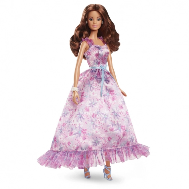Poupée Barbie avec signature de souhaits d'anniversaire
