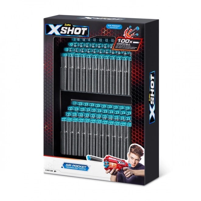 Ensemble de projectiles en mousse X-Shot Excel 100 pcs