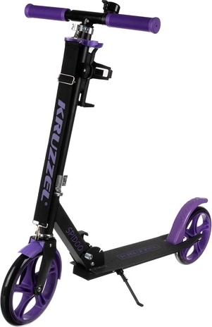 Trottinette de ville pliable pour enfants avec grandes roues (200 mm) – violette