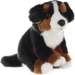 Chien bouvier bernois en peluche 16 cm