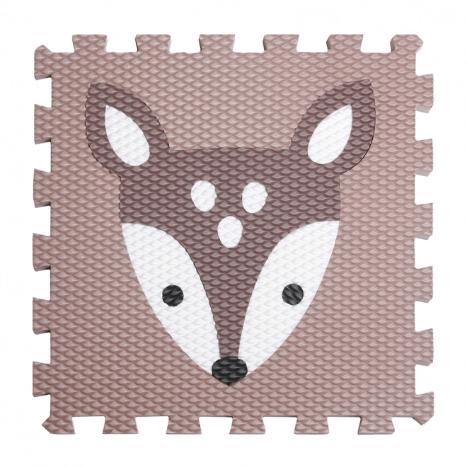 Minideckfloor Koloušek - marron avec faon brun foncé