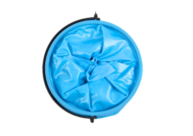 Seau multifonction pliable en PVC bleu