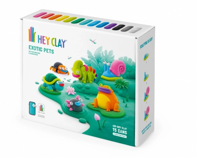Hey Clay Animaux exotiques – 15 pots