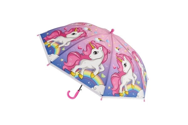 Parapluie manuel avec des licornes
