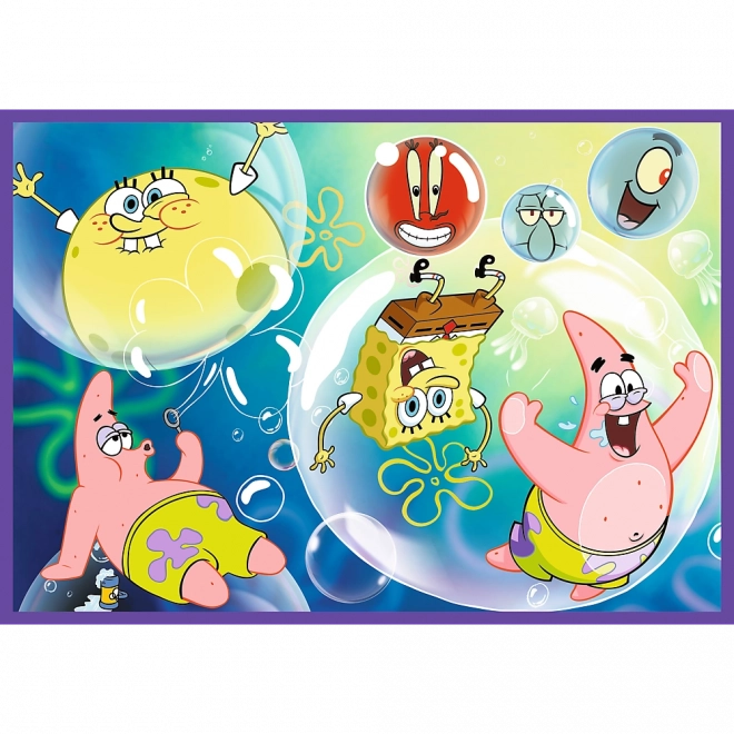 Puzzle 4x250 Le monde fou de Bob l’éponge
