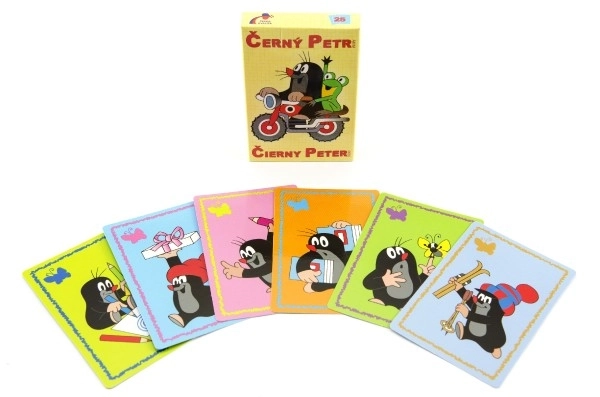 Jeu de société Krtek Černý Petr - cartes dans une boîte 6x9cm