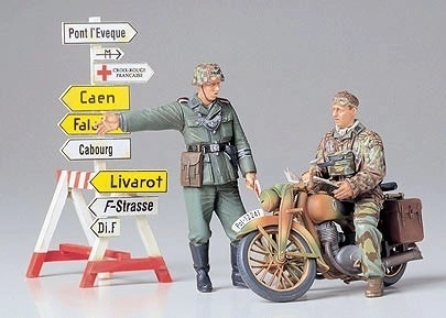 Maquette en plastique German Motorcycle Orderly Set