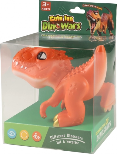Dinosaure orange 14 cm