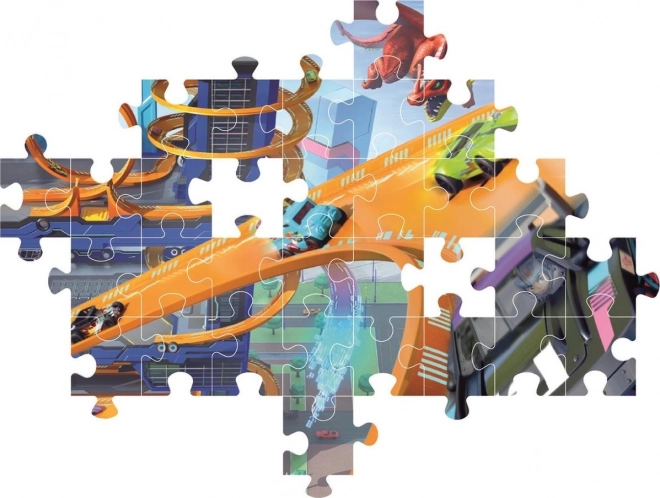 CLEMENTONI Puzzle Hot Wheels 104 pièces