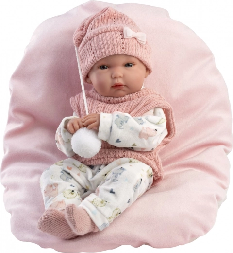 Poupée bébé réaliste FILLE avec corps tout en vinyle 35 cm