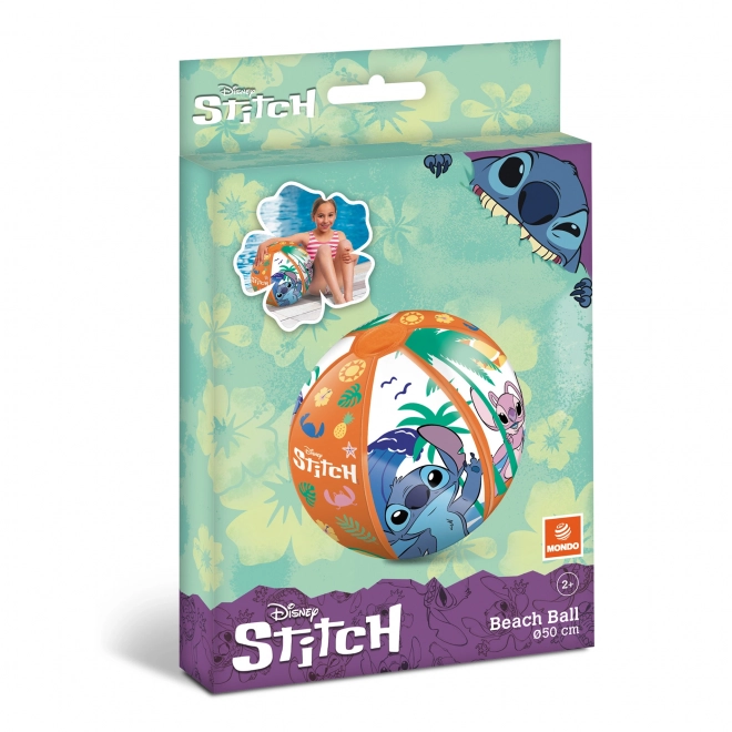 Balle gonflable avec motif Stitch 50 cm