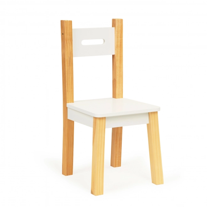 ECOTOYS Table en bois pour enfants avec plateau de jeu et deux chaises