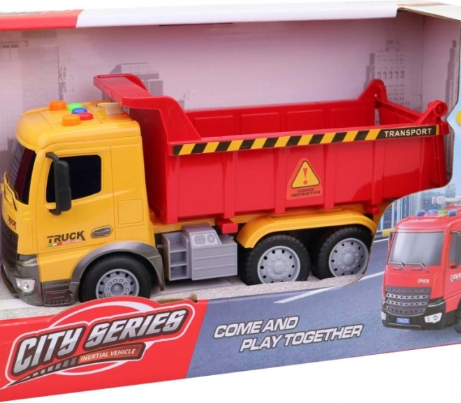 Camion à inertie avec lumière et son