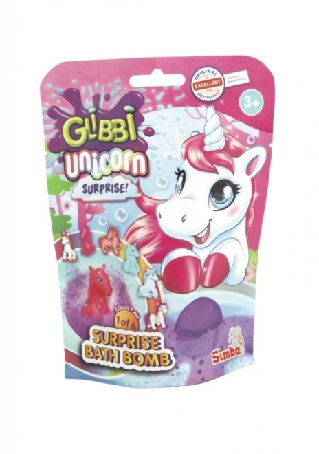 Glibbi Bombe de bain licorne avec surprise