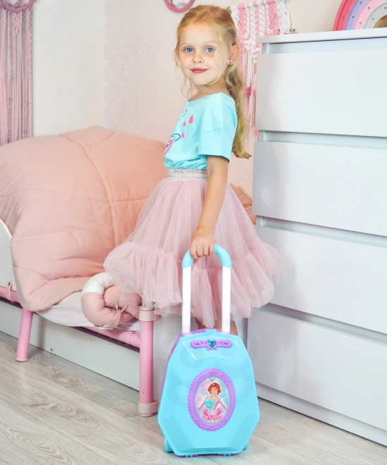 Coiffeuse pour filles 2 en 1 Beau salon WOOPIE dans une valise