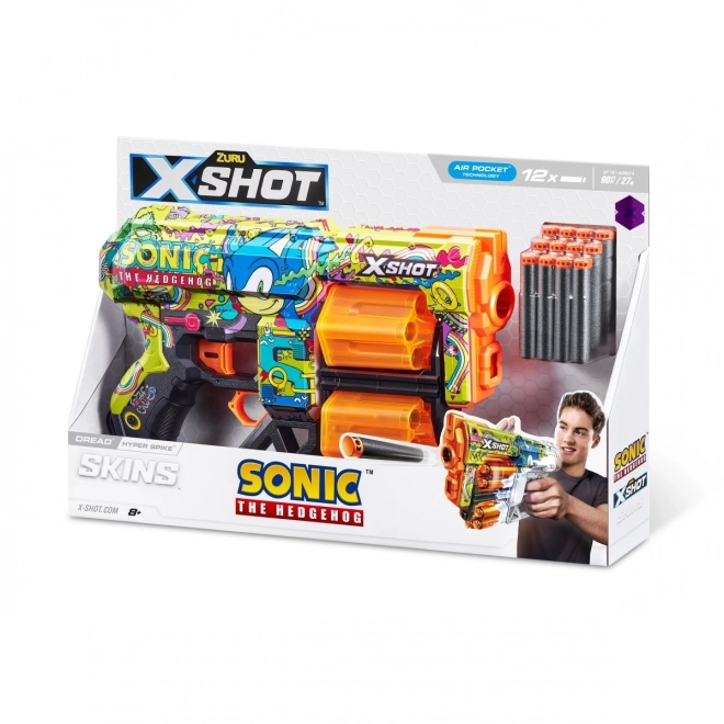 Lanceur Hyper Spike Skiny Dread Sonic 12 flèches