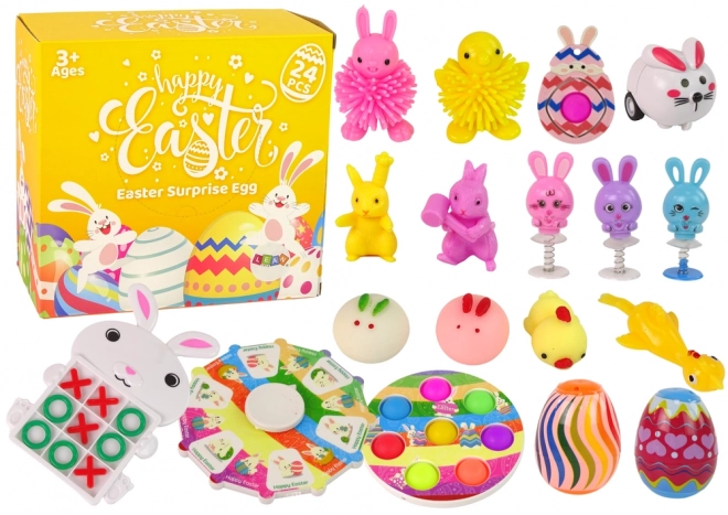 Ensemble de jouets anti-stress de Pâques Fidget Toys 18 pièces