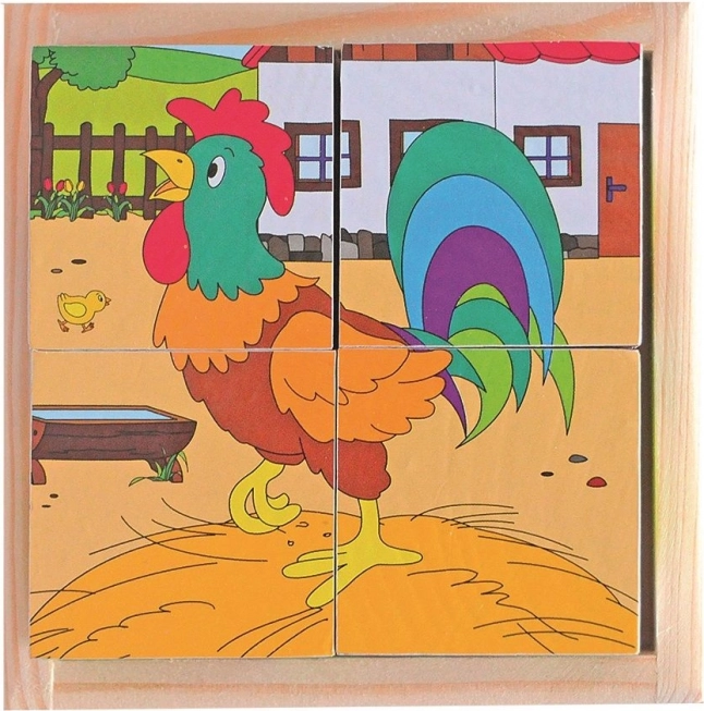 Puzzle cubique – La vie à la campagne