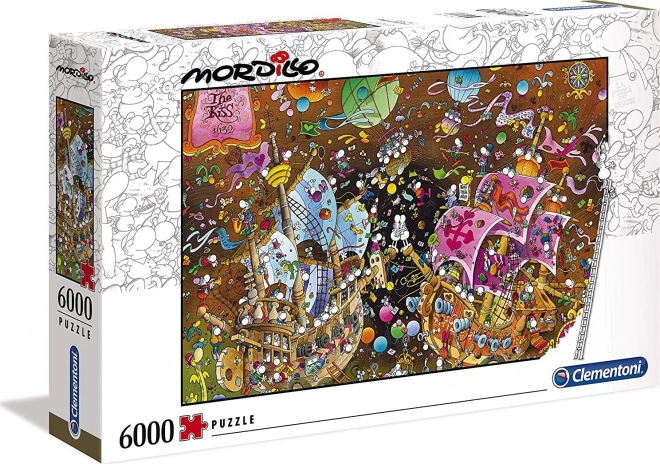 Puzzle 6000 pièces Mordillo The Kiss