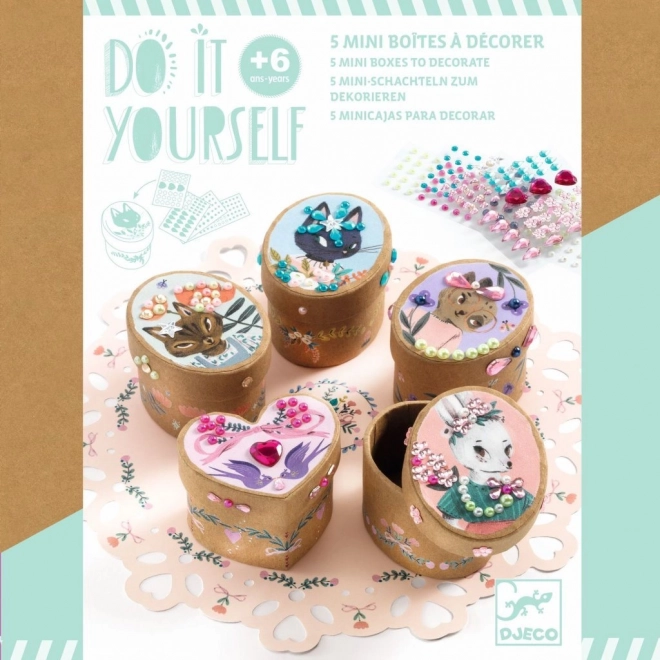 Djeco Kit Créatif Boîtes à Décorer