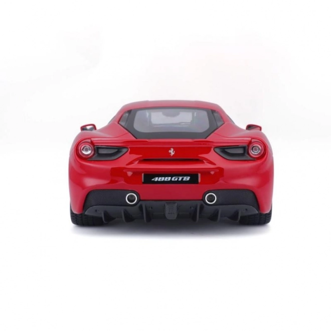 Voiture en métal Ferrari 488 GTB rouge