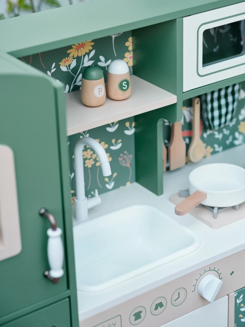 Grande cuisine en bois pour enfants