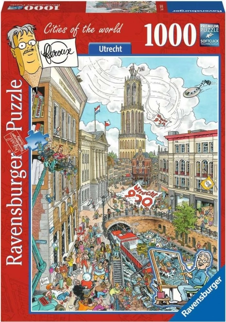 RAVENSBURGER Puzzle Villes du monde : Utrecht 1000 pièces