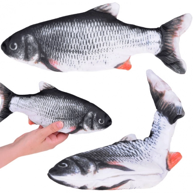 Mascotte poisson avec queue mobile