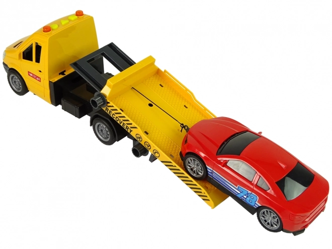 Transporteur Camion Auto de Remorquage Assisté Sons Lumières
