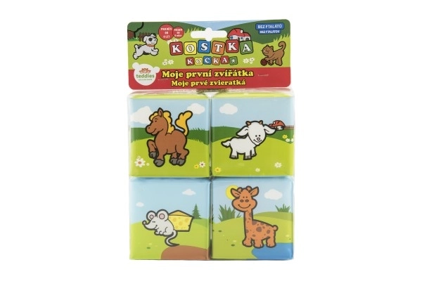 Blocs souples Mes premiers animaux - 4 pcs