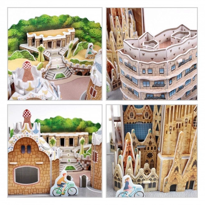Puzzle 3D City Line Barcelone