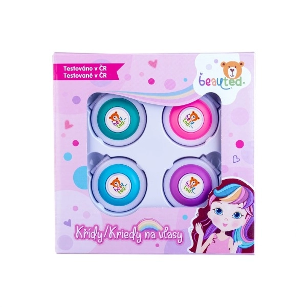 Craies colorées pour cheveux Beauted