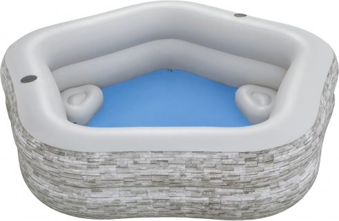 Piscine gonflable pour enfants de jardin 213x206x53 cm Bestway