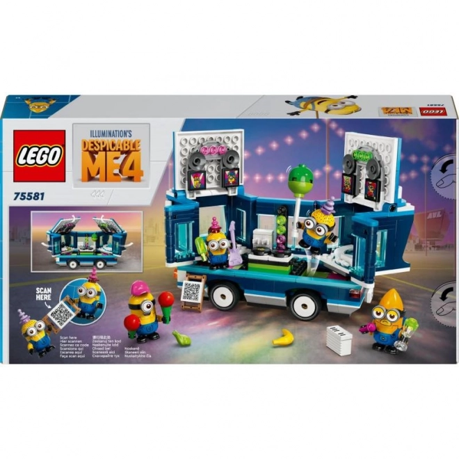 Jeu de construction Minions - Bus de fête des Minions