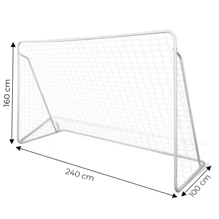 But de football avec filet 240x160cm ECOTOYS