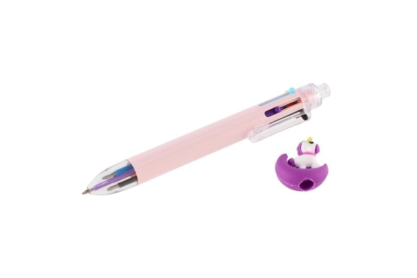 Stylo hexacolor avec licorne