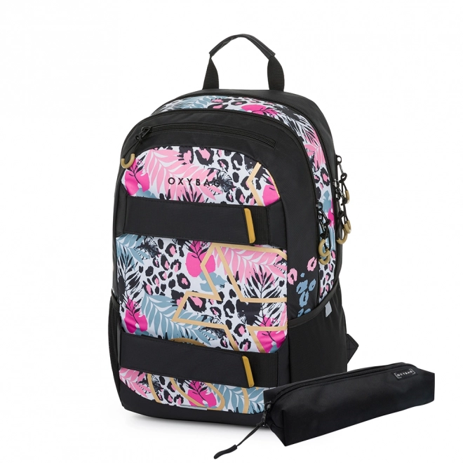 Sac à dos étudiant + trousse OXY Sport Crazy