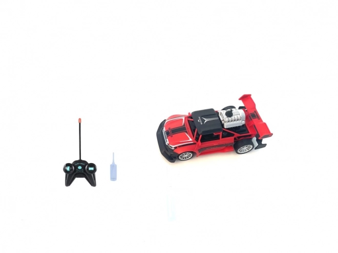 Voiture RC 1:20 avec effet fumée rouge