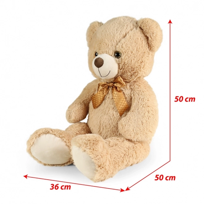 Grand ours en peluche Ron brun clair