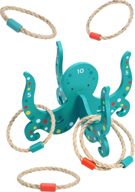 Jeu de lancer d'anneaux Pieuvre