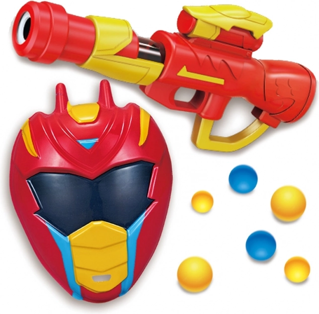 WOOPIE blaster pour enfants à billes en mousse avec masque, 11 pièces