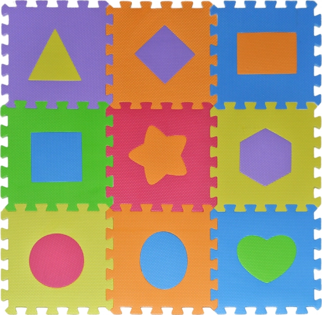 Puzzle en mousse 9 pcs formes