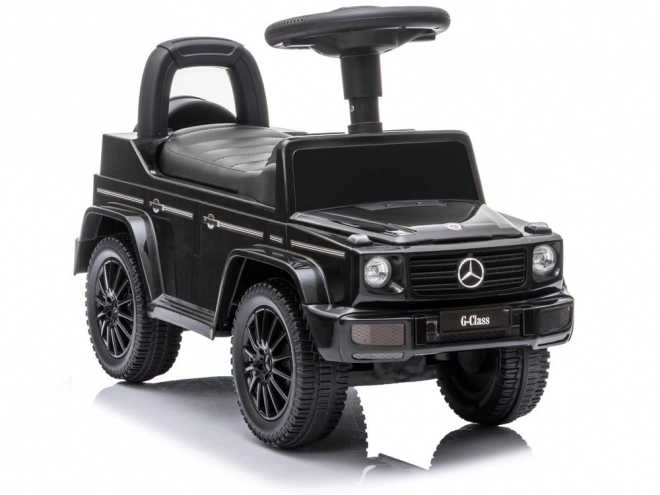 Trotteur Mercedes G-Class noir avec klaxon et son de moteur