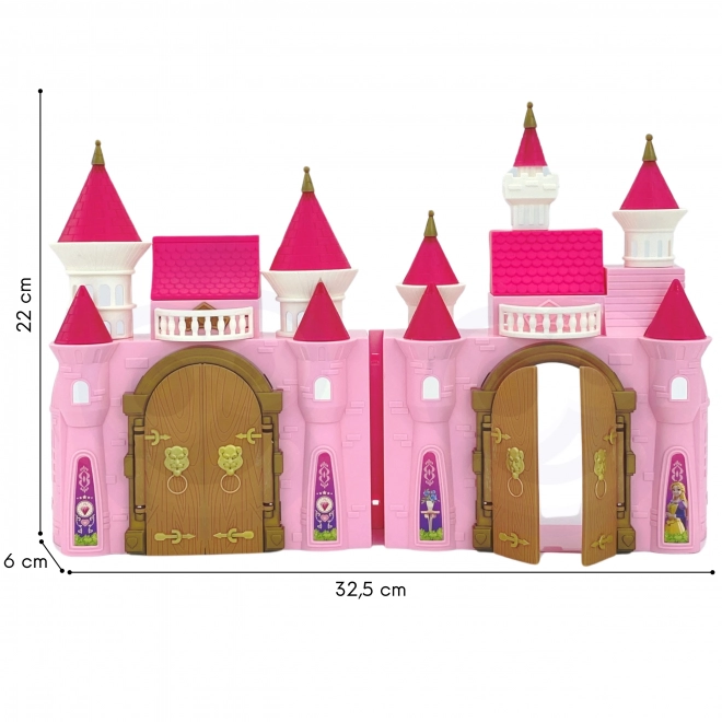 Château magique interactif avec carrosse et accessoires