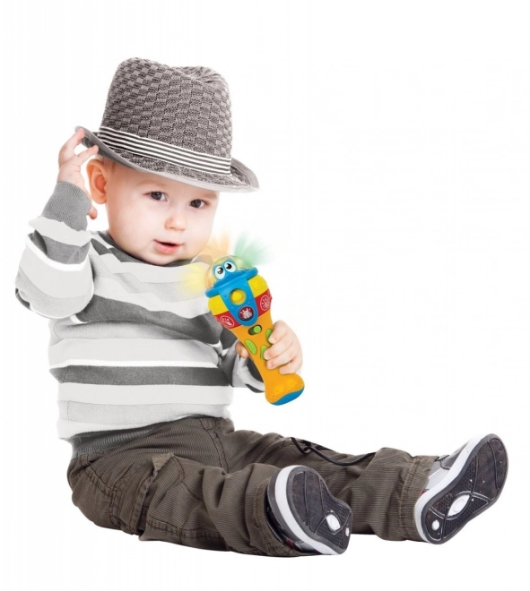 Microphone Enfant Interactif avec Effets Lumineux et Sonores